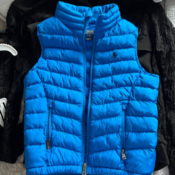 Polo Ralph Lauren Blue down puffer vest Size 5 puffer vest - Picture 3 of 6